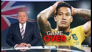 Christian Hate. Rugby Australia Ends Israel Folau Over Beliefs. Nine + Seven News