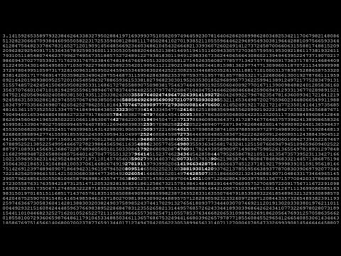Video: ¿Cuántos dígitos son suficientes pi?