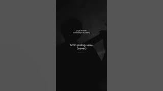 Amin Paling Serius | Nadin Amizah ft Sal Priadi | (Cover) #shorts #cover