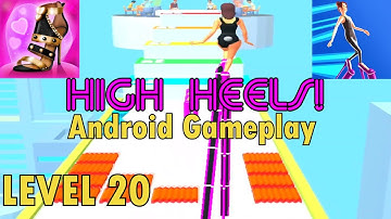 High Heels Level 20 - High Heels Game - High Heels Walking #Shorts