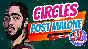 Music with animation , Post Malone - Circles , Animation music video