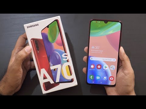 Samsung Galaxy A70s Unboxing & கண்ணோட்டம்