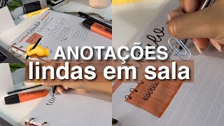 COMO FAZER ANOTAÇÕES LINDAS EM SALA DE AULA 2024