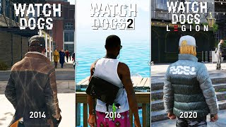 Watch Dogs Legion vs Watch Dogs 2 vs Watch Dogs | Graphics, Physics and Details Comparison