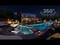 360 relaxing swimming pool and exquisite property  look around  escape the world  8k