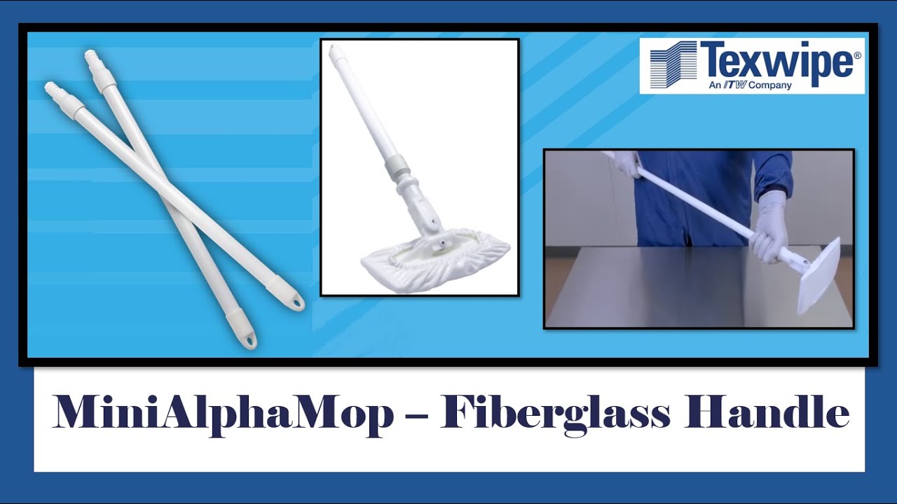 MiniAlphaMop with Fiberglass Handle