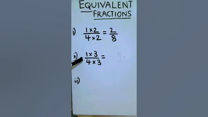 Equivalent Fractions of 1/4 @mathstubelearning123