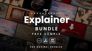 8 FREE EXPLAINER TITLES FOR DAVINCI RESOLVE