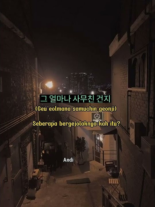 Story' wa lagu Korea sedih||비와 너-Rain and You Lagu Lee Mu Jin||terjemahan Indonesia