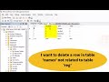 How to prevent delete row in table related to another table in SQL server🔥