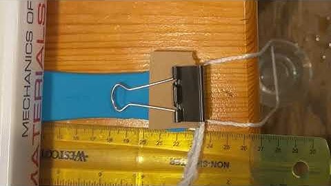 At-home Lab 1: Playdoh Tensile Test for Stress-Strain Diagram - ENG 217 Strength of Materials