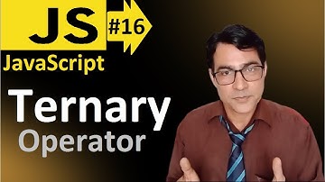 Ternary Operator in JavaScript | Javascript basic lesson - 16 | Conditional Operator in JavaScript
