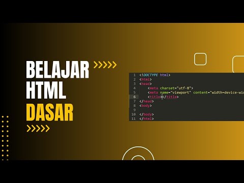 Belajar HTML Dasar