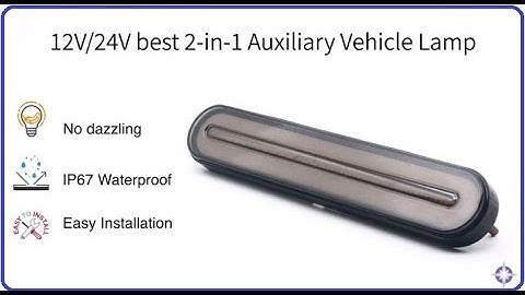 12V-24V Halo Ring DRL & Turn Signal Sequential Light