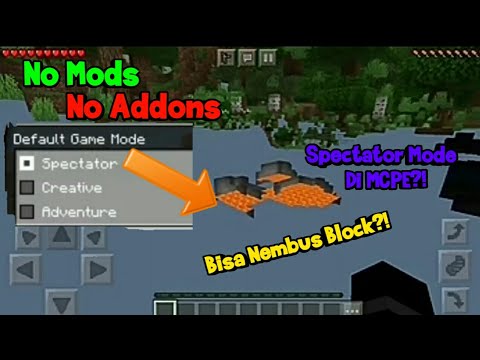 Cara Spectator Mode Gamemode 3 Di Mcpe Youtube