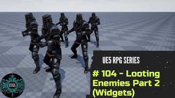 Unreal Engine 5 RPG Tutorial Series #104 - Looting Enemies Part 2 #ue5 #unrealengine