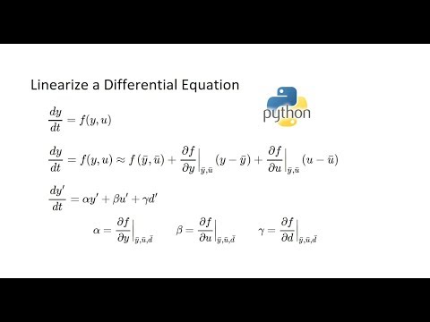 Linearize a Differential Equation