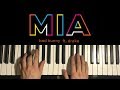 HOW TO PLAY - Bad Bunny Ft. Drake - MIA (Piano Tutorial Lesson)