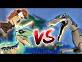 Blue vs baryonyx  lego jurassic world 3  treasure hunt