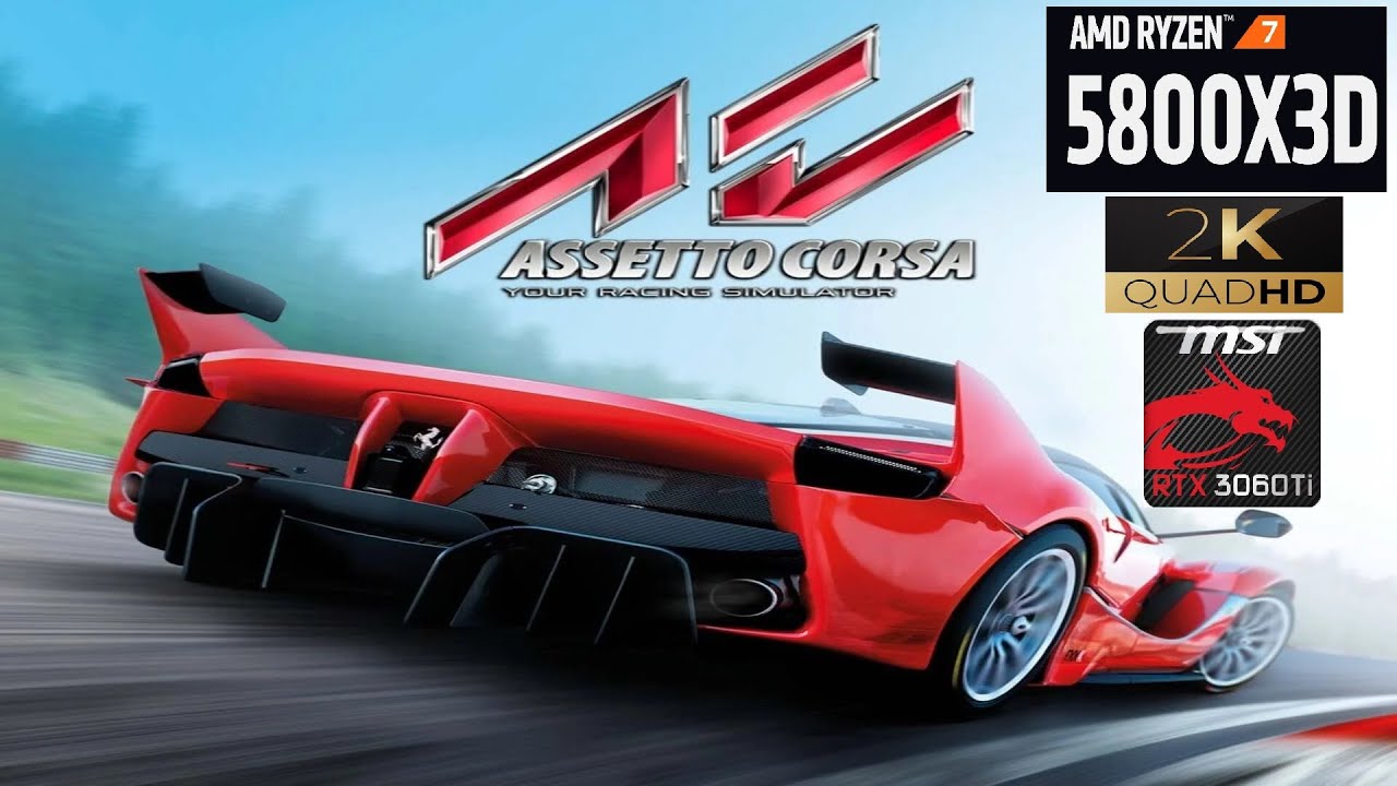 Assetto Corsa - Ryzen 7 5800X3D - RTX 3060 Ti - 1440P Ultra - YouTube