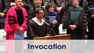 Commencement 2016, 1 of 7: Invocation