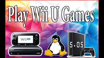 How to Play Wii U Games On 5.05 Jailbreak PS4 With Linux OS Turn Your PS4 into a Gaming PC