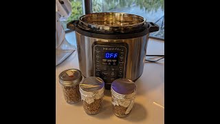 Instant Pot Mycology - Sterilizing grain spawn. Part 2