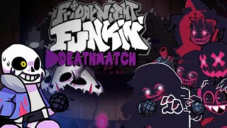 Megalomatch / Sans vs CorruptedBF (Deatchmatch but sans sing it ) - Friday night funkin