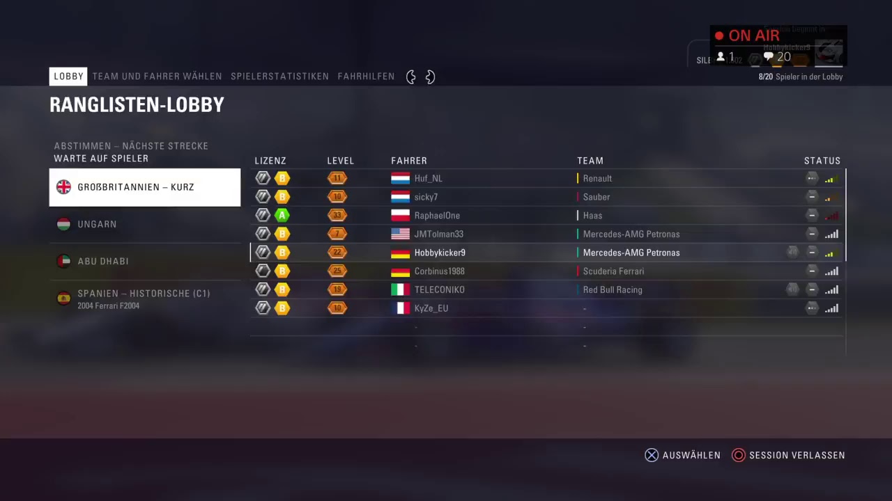 F1 2018 GAMEPLAY Online Session