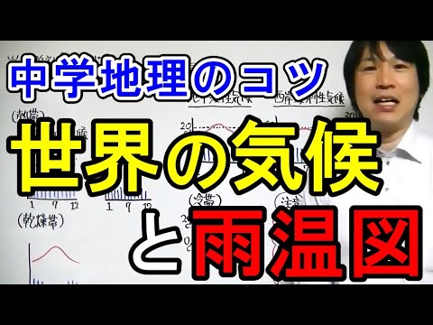 中学社会 地理 世界の気候と雨温図 Youtube