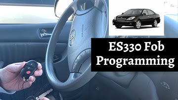 How To Program A Lexus ES330 Remote Key Fob 2004 - 2006 DIY Tutorial