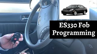 How To Program A Lexus ES330 Remote Key Fob 2004  2006 DIY Tutorial