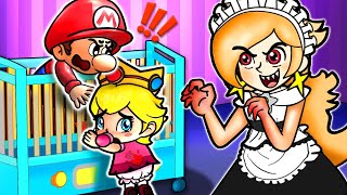 Two Children and The Cruel Nanny | Funny Animation | The Super Mario Bros. Movie