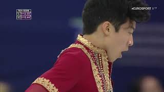 Nathan CHEN FS 2017 4CC English commentary