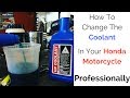 How To Change Coolant : Honda VT1100