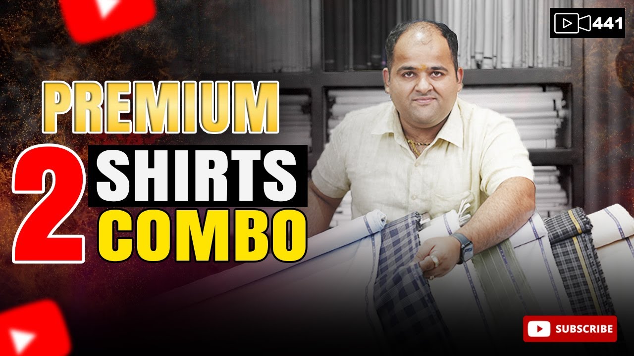 Best Premium Formal Shirts Combination for Men Office Wear | Best 2 Shirting Fabrics Combo