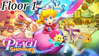 Princess Peach: Showtime! Sparkle Theater Floor 1 (All Levels & No Commentary Gameplay)