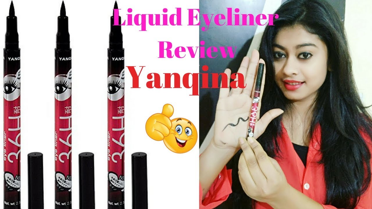 Best Liquid Eyeliner In India (Hindi) YanQina 36H Precision Eyeliner