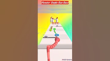 Monster Snake Run Race 🔝 #shorts #funnyvideo #snakegame #norugaming
