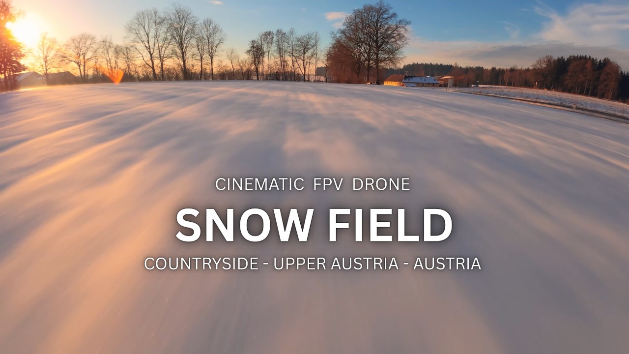 Gliding Above the Snow | FPV Drone