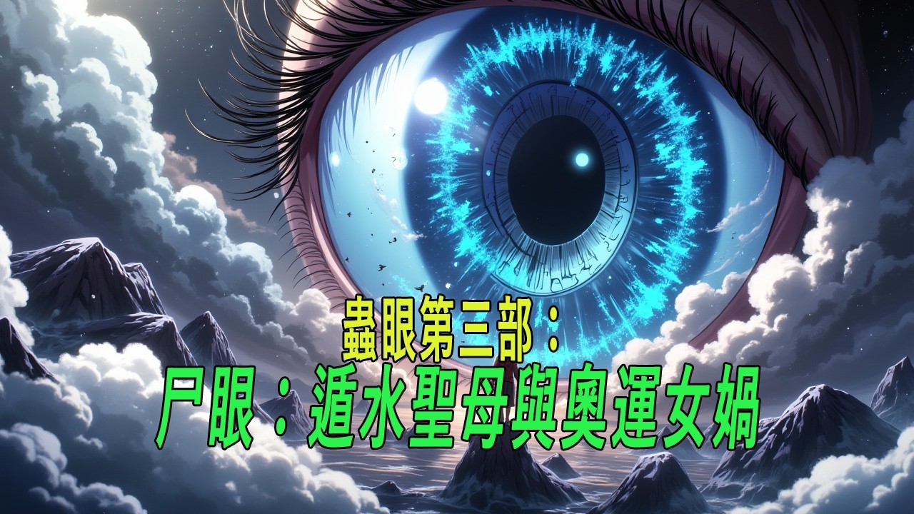 「蟲眼第三部：尸眼：遁水聖母與奧運女媧」「多維時空 + 中國秘術」奇幻基調，格局從風水趕屍、湘西巫蠱，拓展至7000年母系文明、奧運奇蹟、中美諜戰與時空穿越， 民俗玄學 × 科幻哲思 × 國族寓言