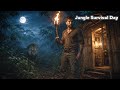 One Man Survive the Jungle for Night