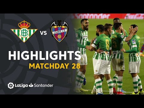 Betis Levante Goals And Highlights