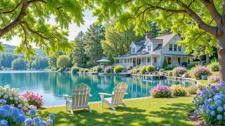Soft Morning Piano In Peaceful Nature 🌿🎹 Chill Up Mind With Calm Piano Music In Rustic Lakeside screenshot 5