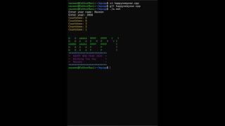 Happy New Year 2026 using C++ 🎉 | Creative C++ Program