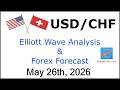 USD CHF Elliott Wave Analysis | Forex Forecast | May 26 2026 | USDCHF Analysis Today