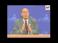 President chirac news conference at g8 summit