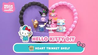 Hello Kitty and Friends x Miniverse Heart Trinket Shelf | Hello Kitty DIY screenshot 4