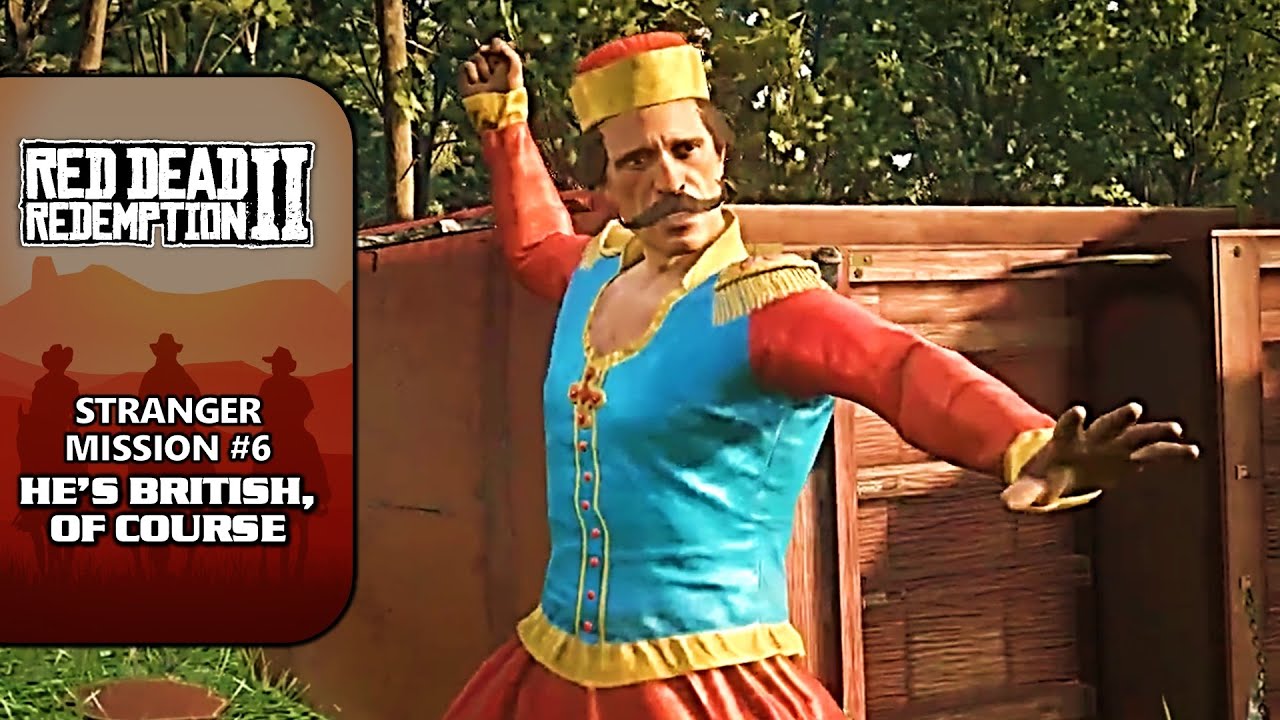 RDR2 [100% Walkthrough] - Stranger Mission #6: He's British, of Course ...