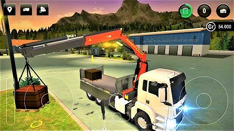 Construction Simulator 3 - 3D Game of driving MAN truck & crane transports cargo - Android Gameplay